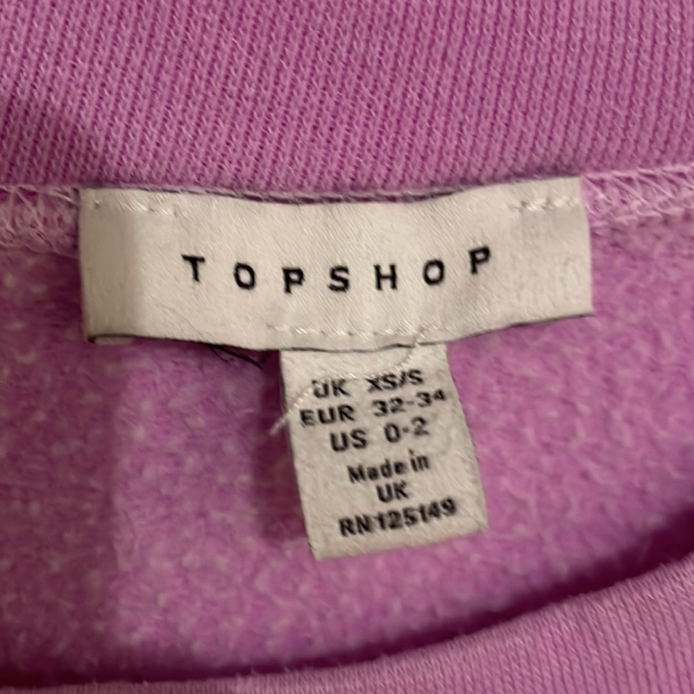 Topshop standard crew neck sweatshirt EUC - Picture 3 of 8